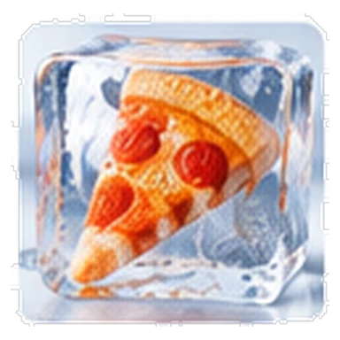 Porción de pizza congelada
